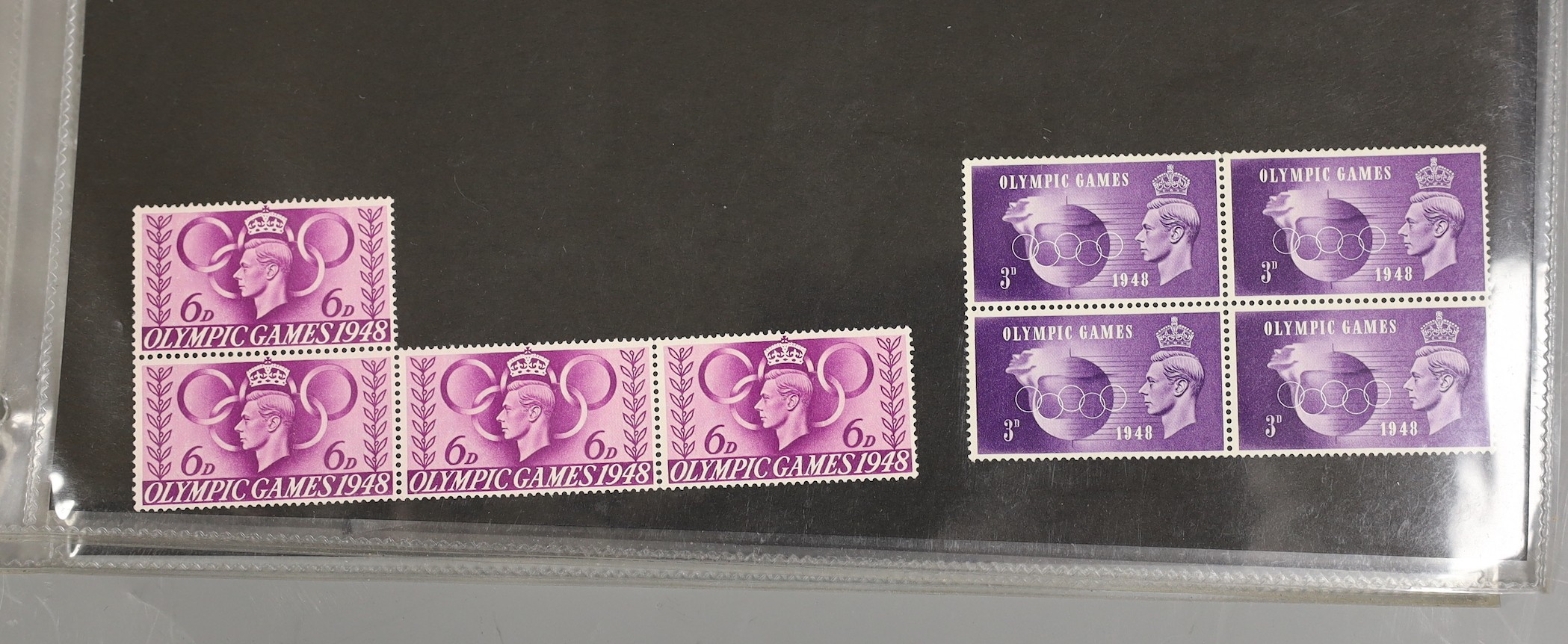 A Victorian and later mixed stamp blocks